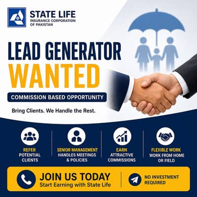 Lead Generator Required - Commission Based