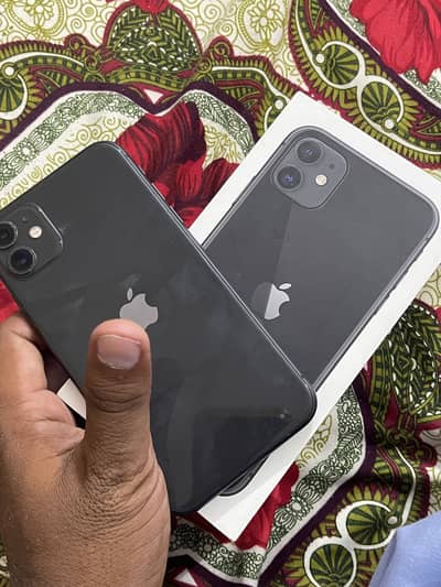 I phone 11 64 GB pta approved with box