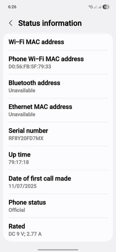sumsung A16 condition 10 / 9