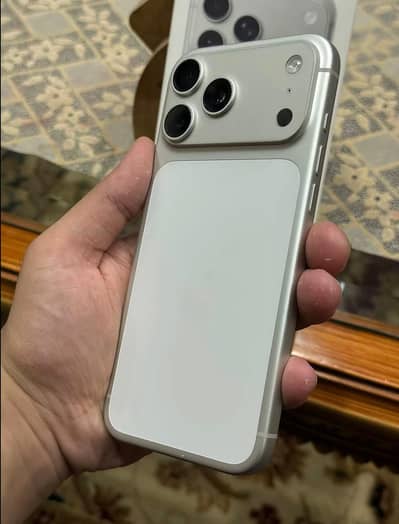 IPhones 17 pro max 1 day used 10/10 condition phones no. 03186064826