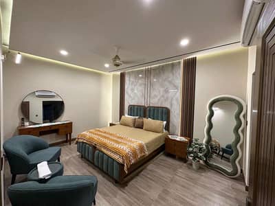 One bedroom apartment per day available Gulbug green Islamabad lukurya furnished apartment