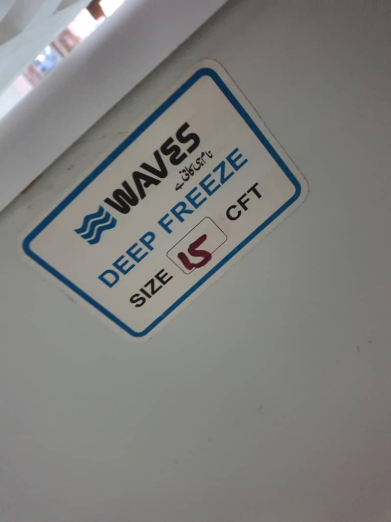 waves deep freezer 6
