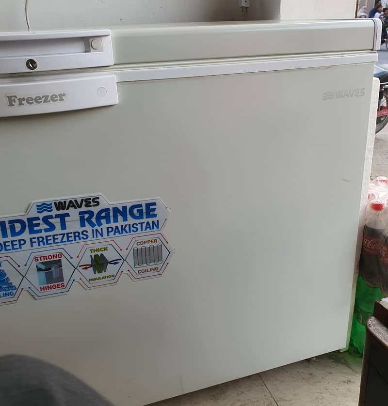 waves deep freezer 7