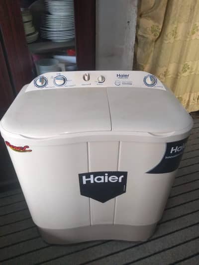 just like New but in slightly used Haier washing machine Capacity 8kg