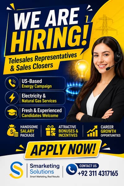 Telesales Representative | B2B | US Based Energy Sales