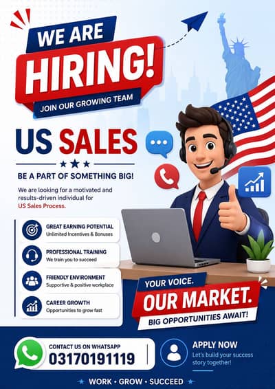  US Sales Representative – Commission Based
