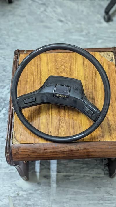 Toyota Corolla 1986 Original OEM Steering Wheel – Good Condition