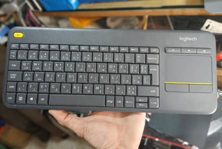 Logitech keyboard With touch Mouse