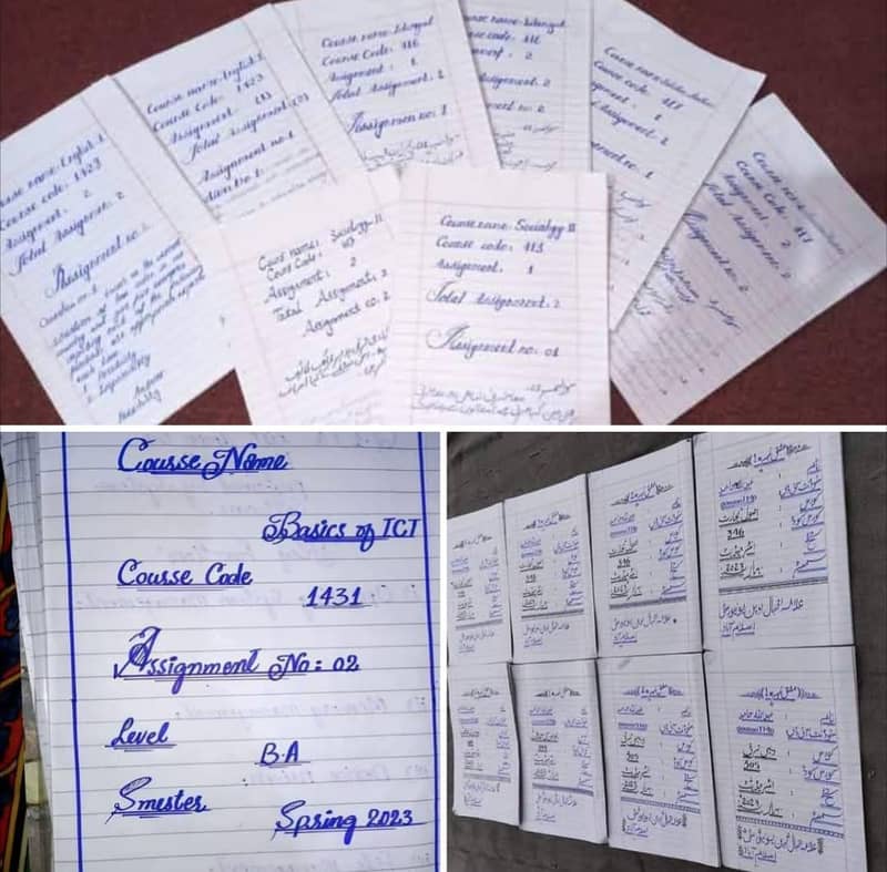 Hand Written Assignment Work Available 0