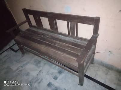 wooden bench full size