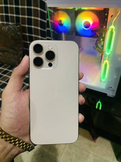 iPhone 16 Pro Max 256GB PTA Approved| Desert Titanium | Box Pack