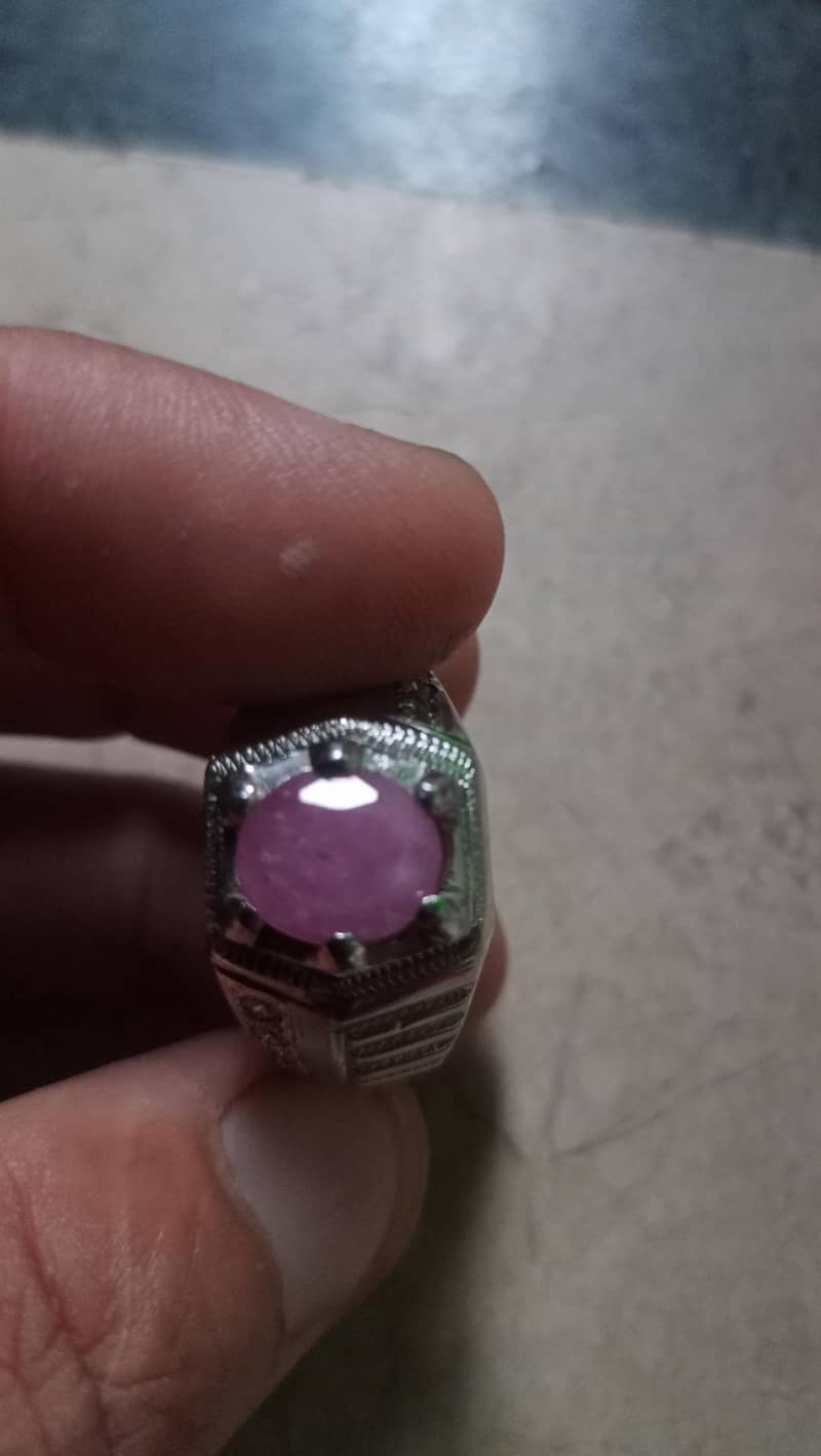 Ruby silver Ring 3