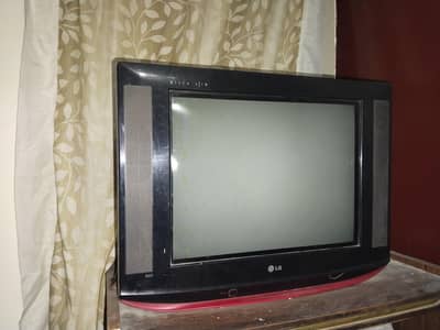 LG Ultra Slim TV + Wooden Trolley For Sale