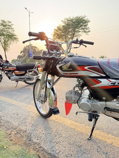 Honda CD 70 Black 2025 Model  | Contact: --