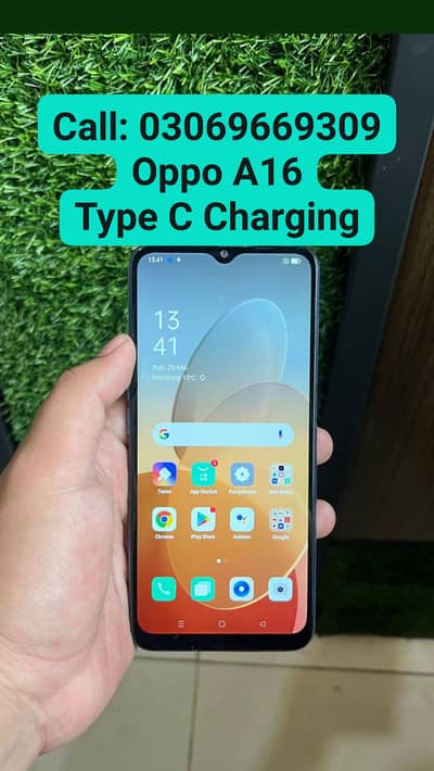 OPPO A16 Chine Kit Available 4GB+1GB Ram With Box 10by10 Warranty
