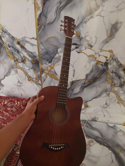 Brown Color Guitar