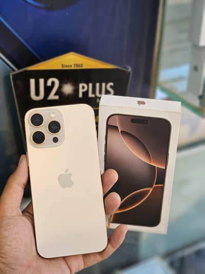 iphone 16 Pro Max 256GB Pta Approved 97% Health full Box