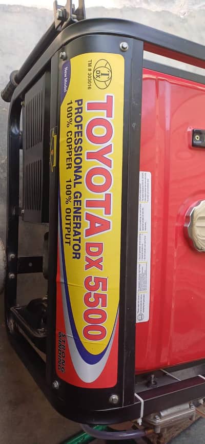 Toyoto Dx 5500 4.0 kw
