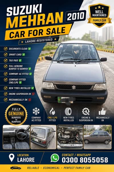 Suzuki Mehran VXR 2010
