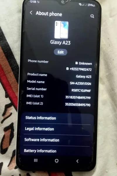 Samsung Mobile A23