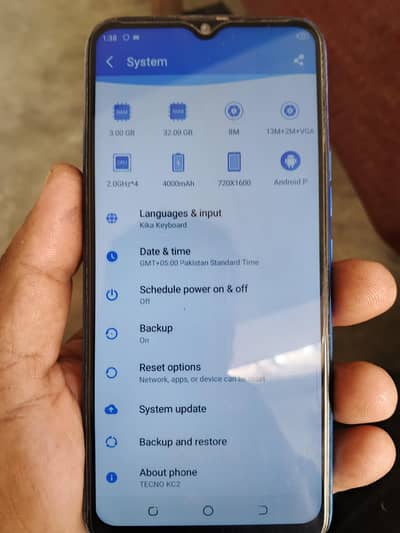 Tecno kc2