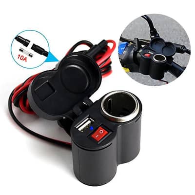 Motorcycle USB Charger Waterproof 12V CG125 YBR GS150