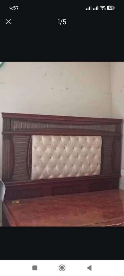 bed set for sale with side tables and dressing table