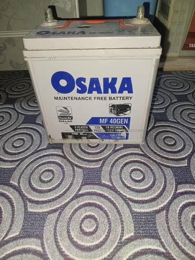 OSAKA 12V 20Ah Battery MF40GEN maintainance free battery