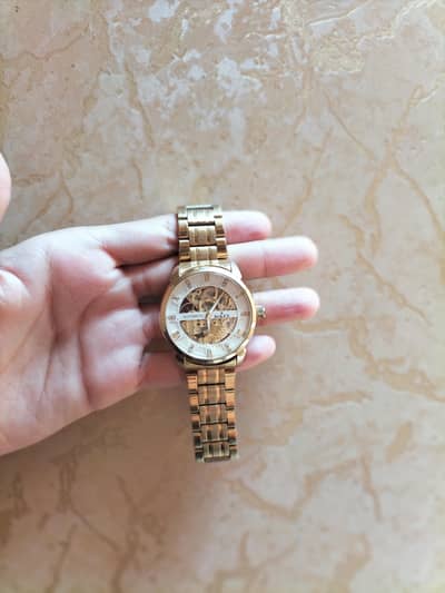 skeleton automatic Rolex watch