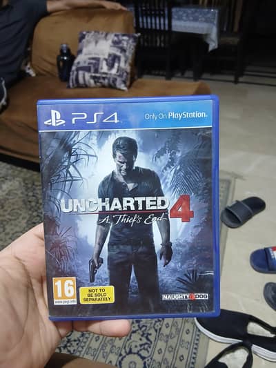 UNCHARTED 4 PS4 CD