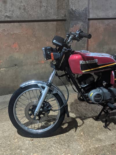 Kawasaki gto 100 karachi number cdi 1992 geniune condition original