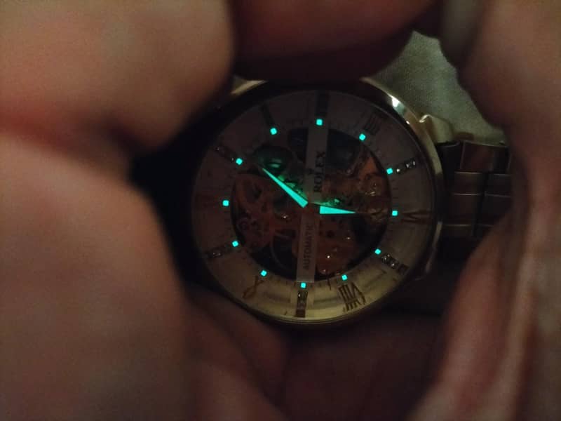 Skeleton automatic Rolex watch 2