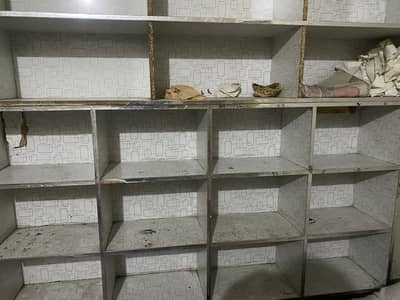 White Texture Design Cabinets