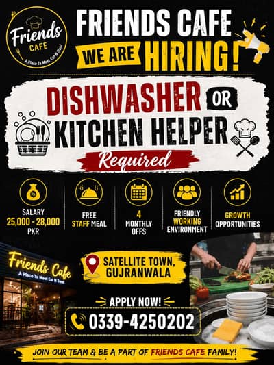 Dishwasher / Kitchen Helper