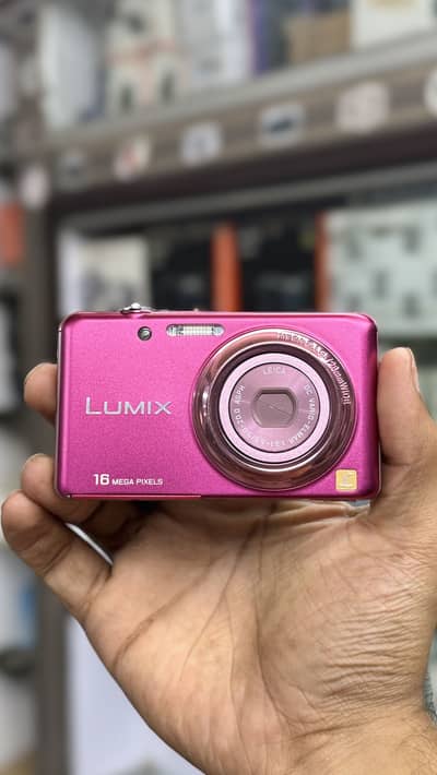 Lumix Digital Camera Pink Colour