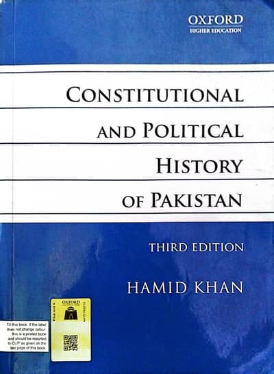 Constitutional and Political History of Pakistan by Hamid khan