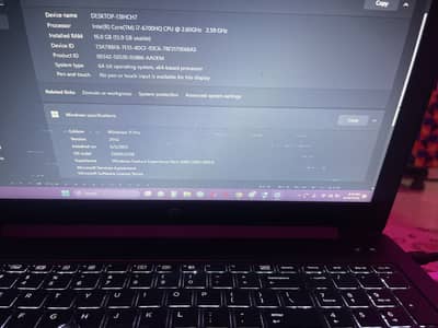 Hp Z book 15 G3 16Gb ram 512 ssd