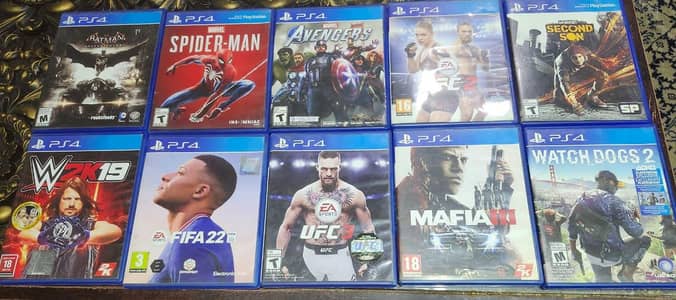 PS4 GAMES CDS (READ DESCRIPTION FOR INFO)