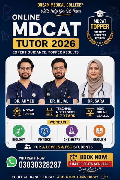 Mdcat tutoring by doctors
