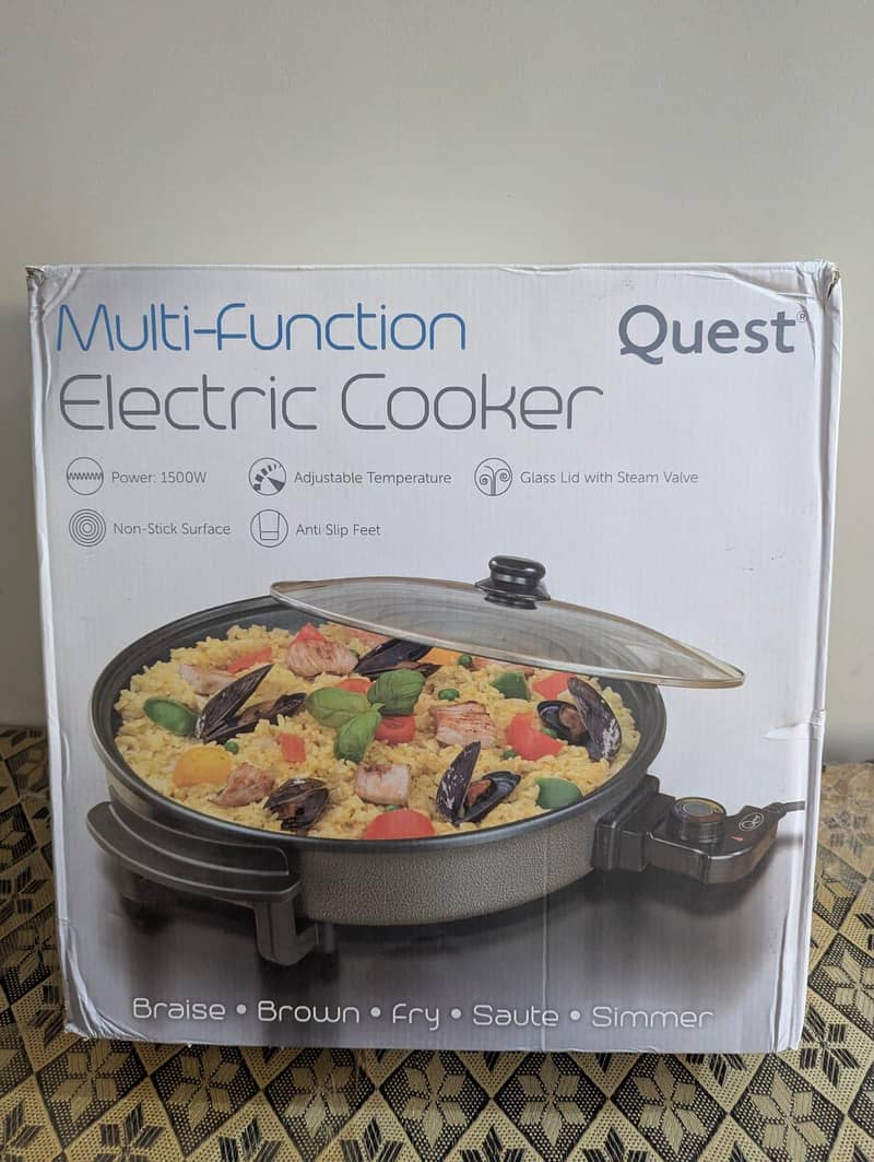 Multi function Electric Cooker, Quest 1