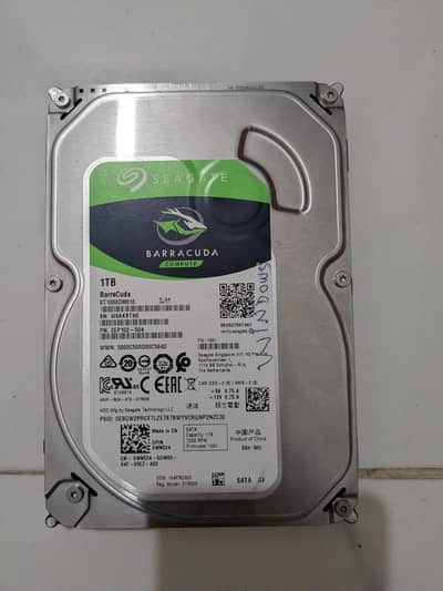 1TB Seagate hard drive disk new