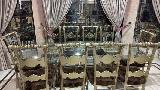 Dinning Table with 10 chairs