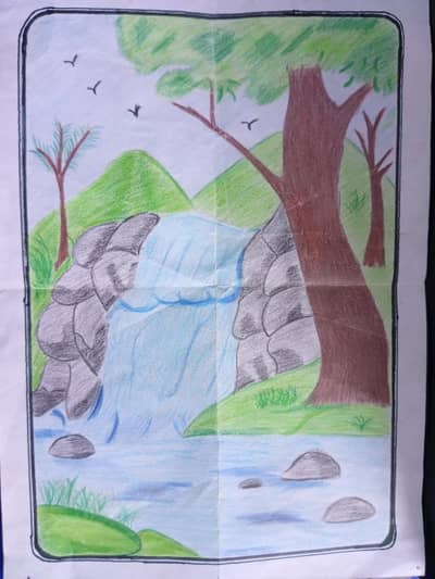 The Peaceful Waterfall | Beautiful scenery