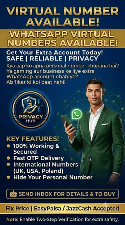WhatsApp Virtual Numbers For Gaming & Business Accounts