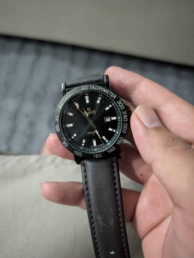 Sveston watch brown leather