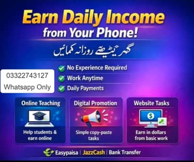 Online home based work