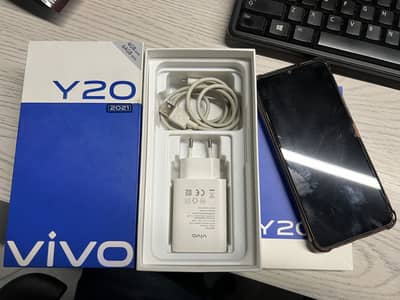 Vivo Y20 complete box official PTA