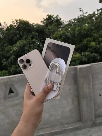 iPhone 16 pro Max golden colour