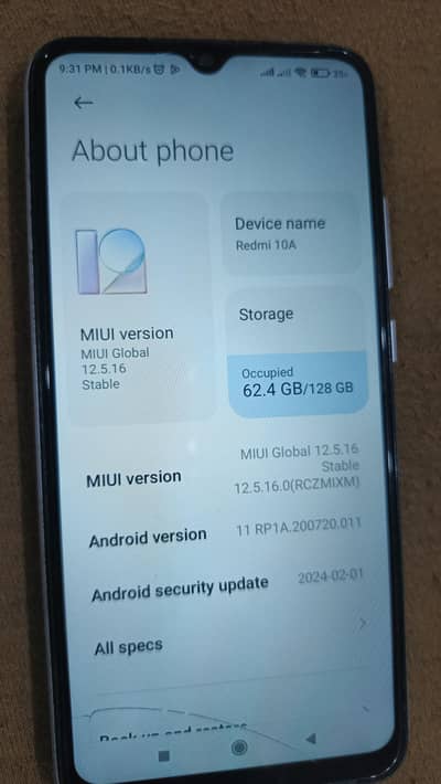 Xiaomi Redmi 10A