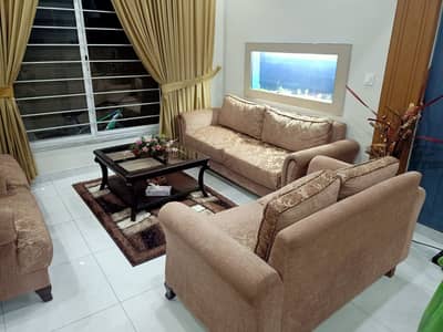 7 Seater Sofa without table.